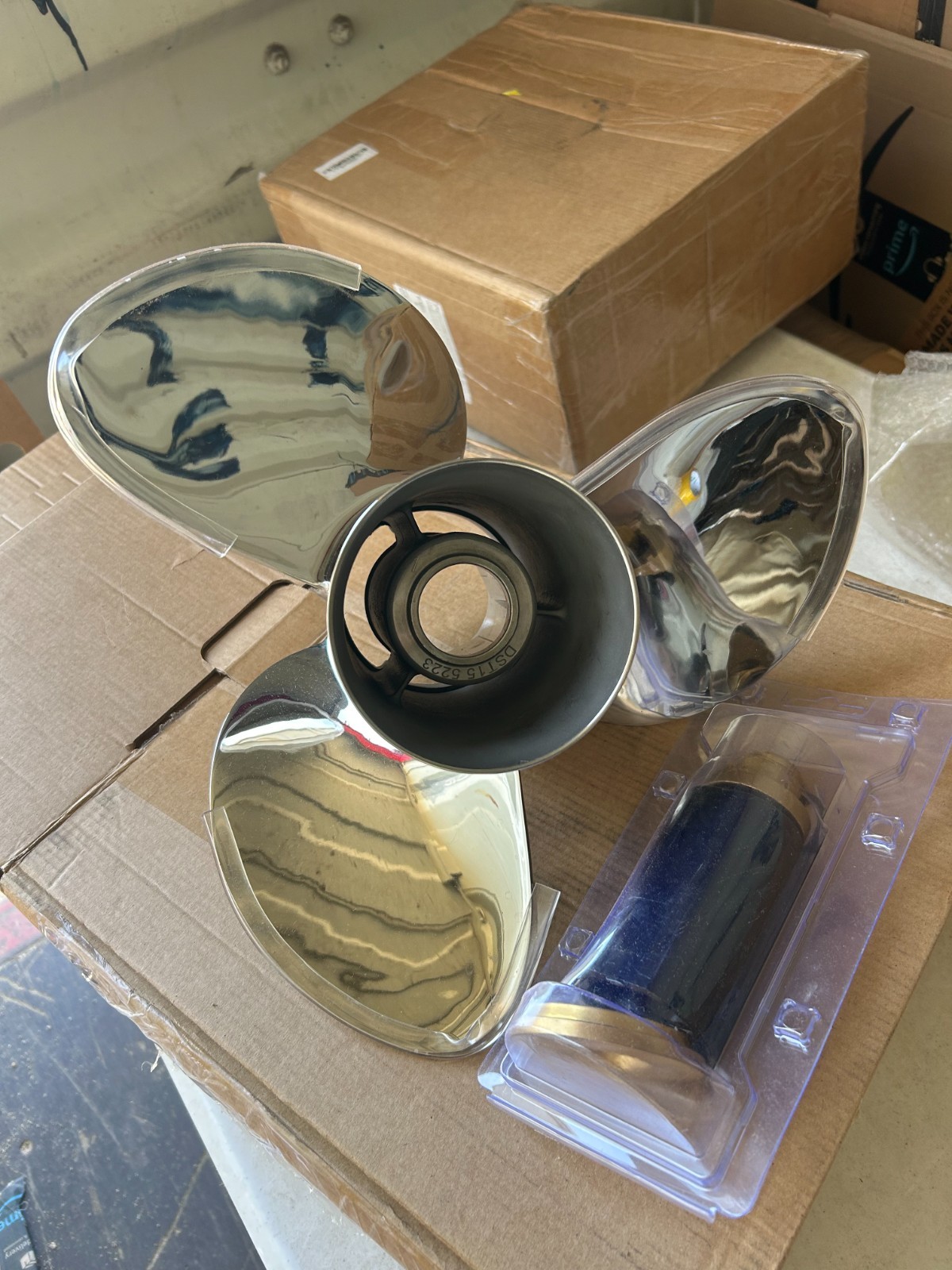 Stainless Steel 13 x 19 Boat Propeller For Mercury Engine 40-140HP 15 Tooth