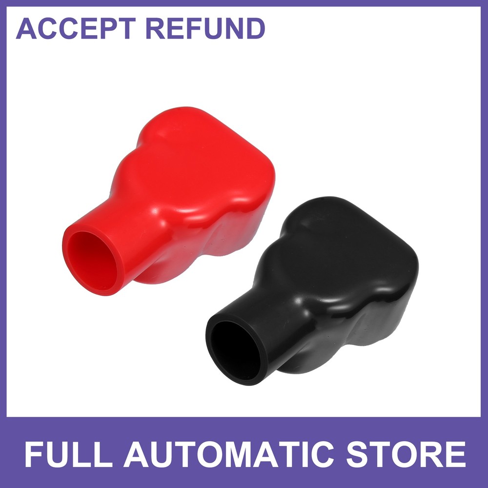 TWO Battery Terminal Insulation Covers 18mm Diameter Battery Post Cap Universal