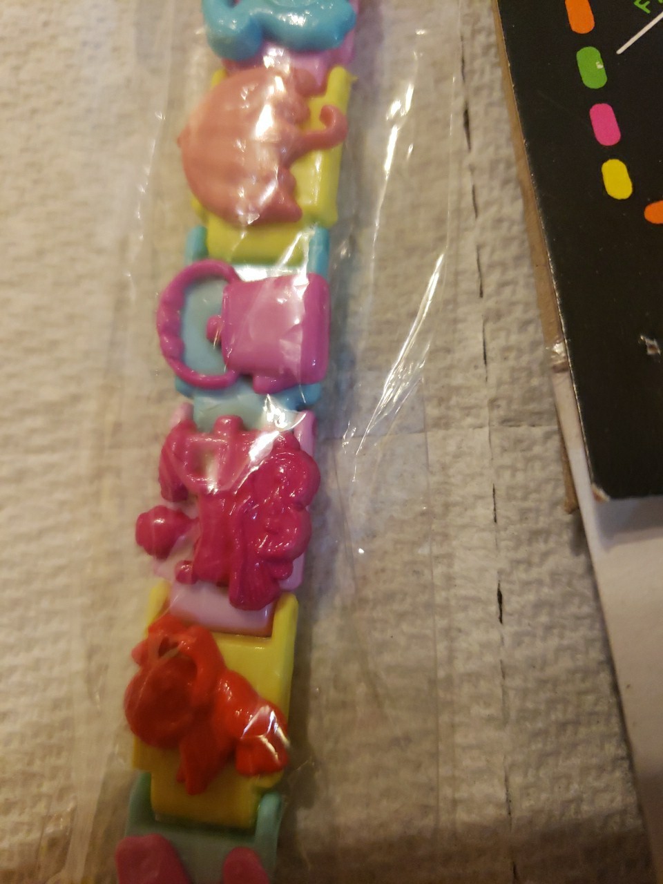 VTG 1980s Clip On Bell Charms /Chains &1 Snap On Bracelet