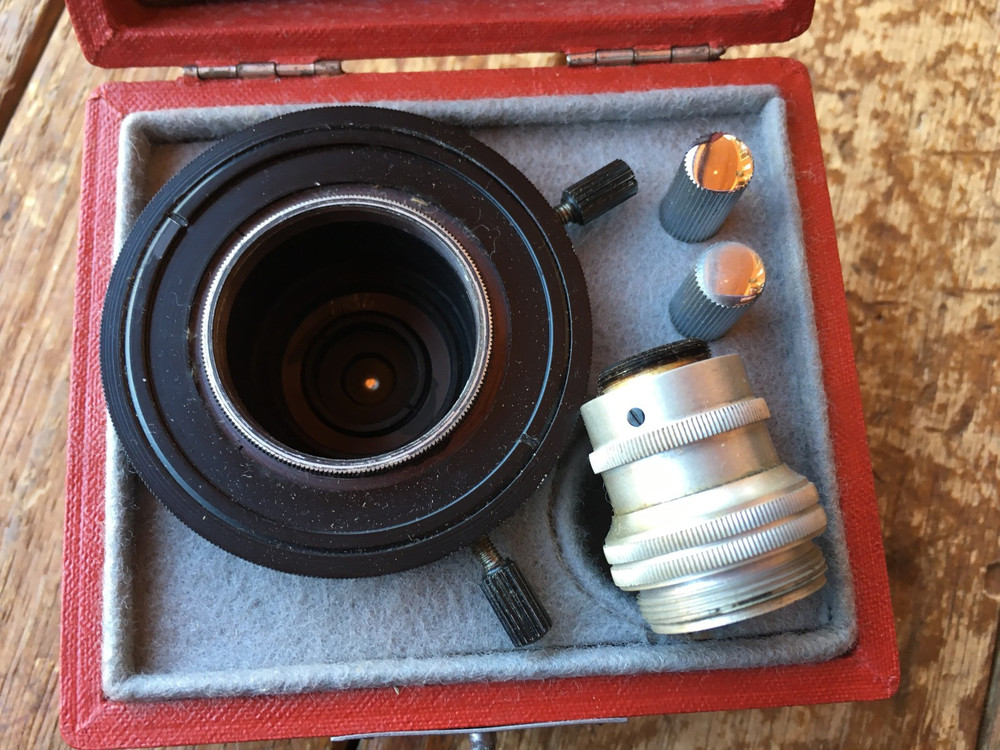 ANTIQUE LEITZ WETZLAR MICROSCOPE PART APERT 120