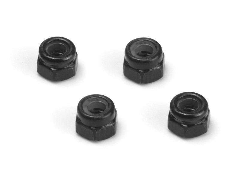 HPI Racing - Lock Nut M2.5 (Black/4pcs)