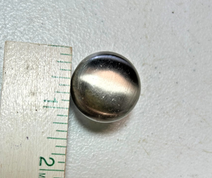 15 Vintage Chrome Silver Round 1" Drawer Cabinet Knobs Pulls