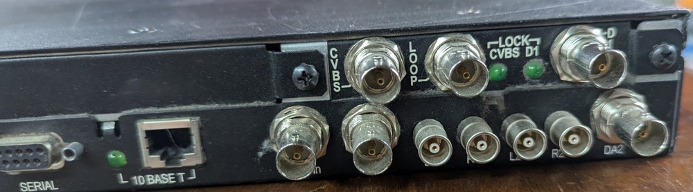 Harmonic DiviCom MV100 MPEG-2 Encoder ASI Broadcast Unit – Powers On / Fault Lig