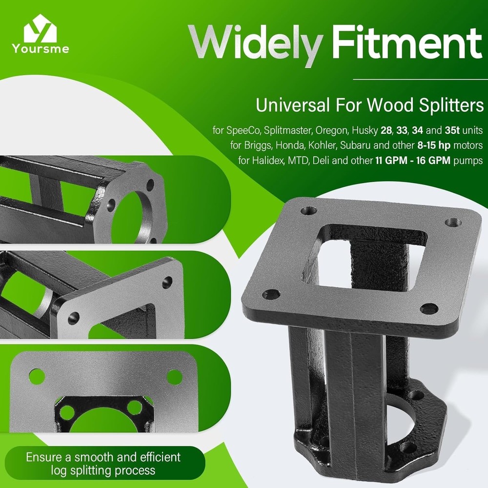 Log Splitter Pump Mount Bracket 8-15hp