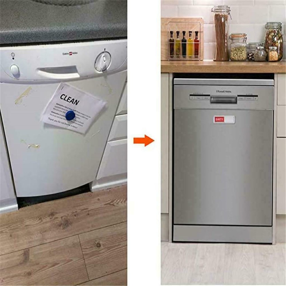 Clean Dirty Magnet for Dishwasher Convenient Design Changing Indicator Wedding