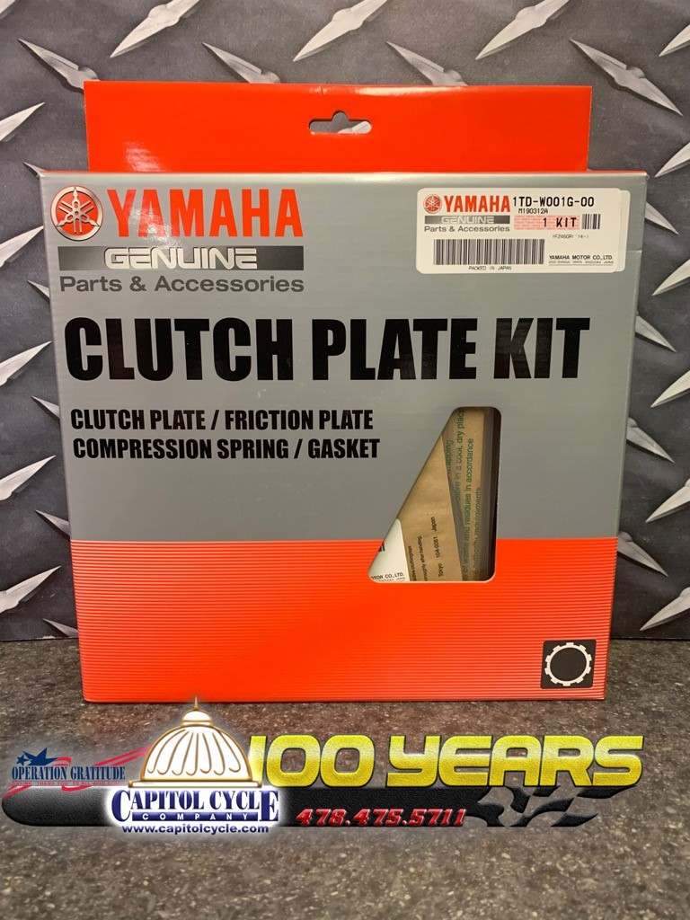 1TD-W001G-00-00 2014-2020 Genuine Yamaha YFZ450R Clutch Plate Kit