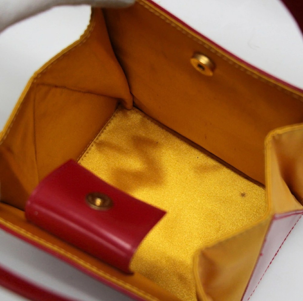 GIVENCHY Vintage Mini Handbag PVC Red 73290
