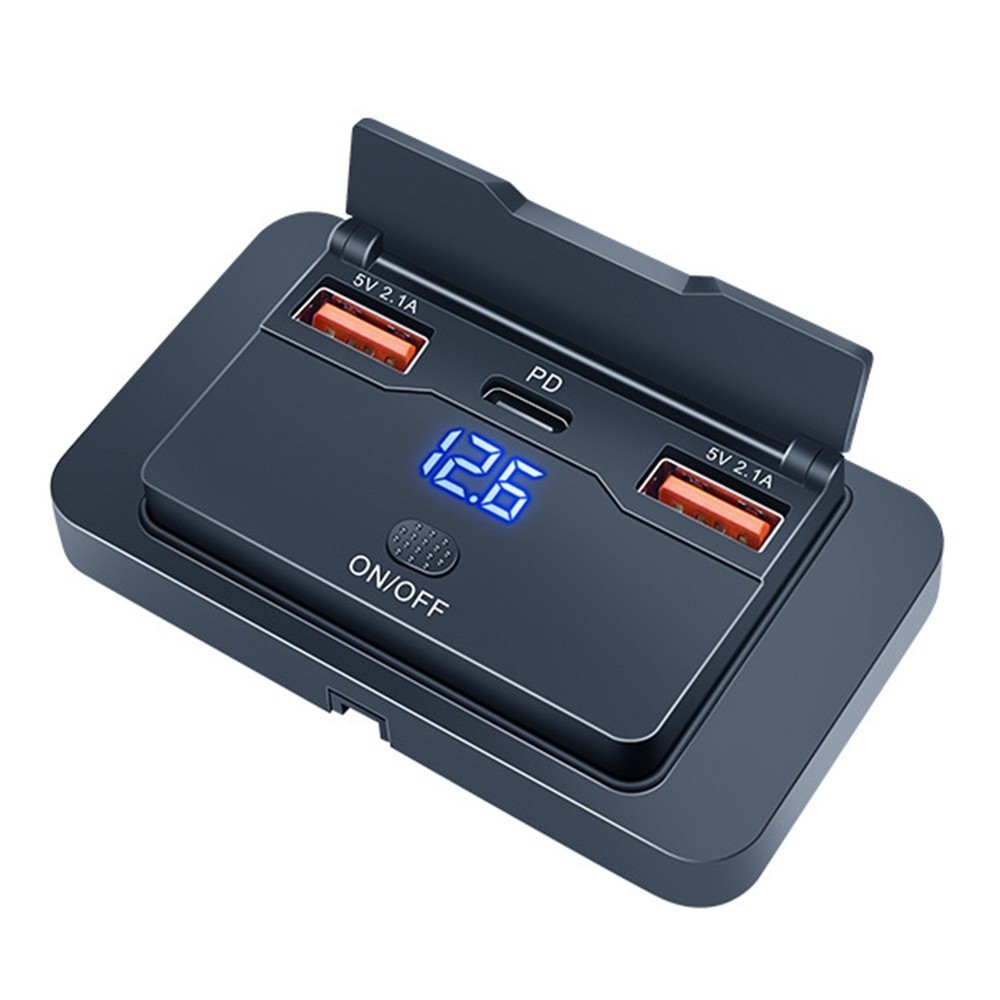 Reliable Car USB Charger Adapter with Integrated Power Switch Functionality