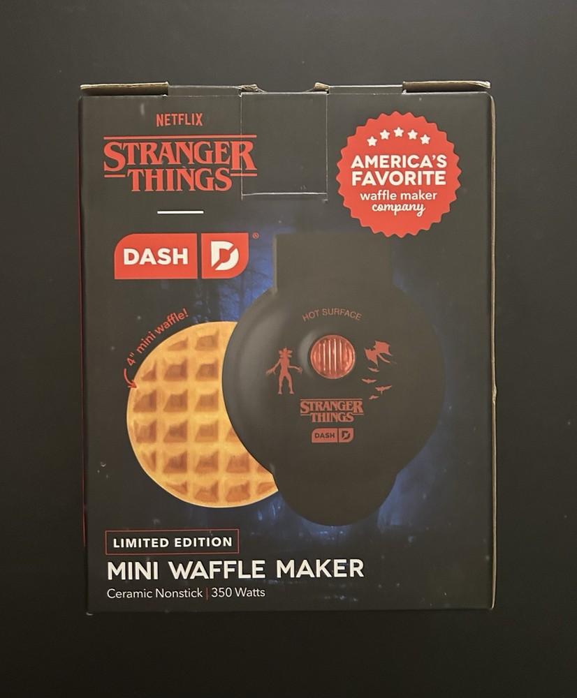 Stranger Things Dash Mini Waffle Maker Limited Edition Target New In Box