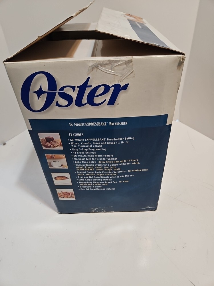 Oster Bread Maker Machine 58-Minute Express Bake 2 lb Model 5834