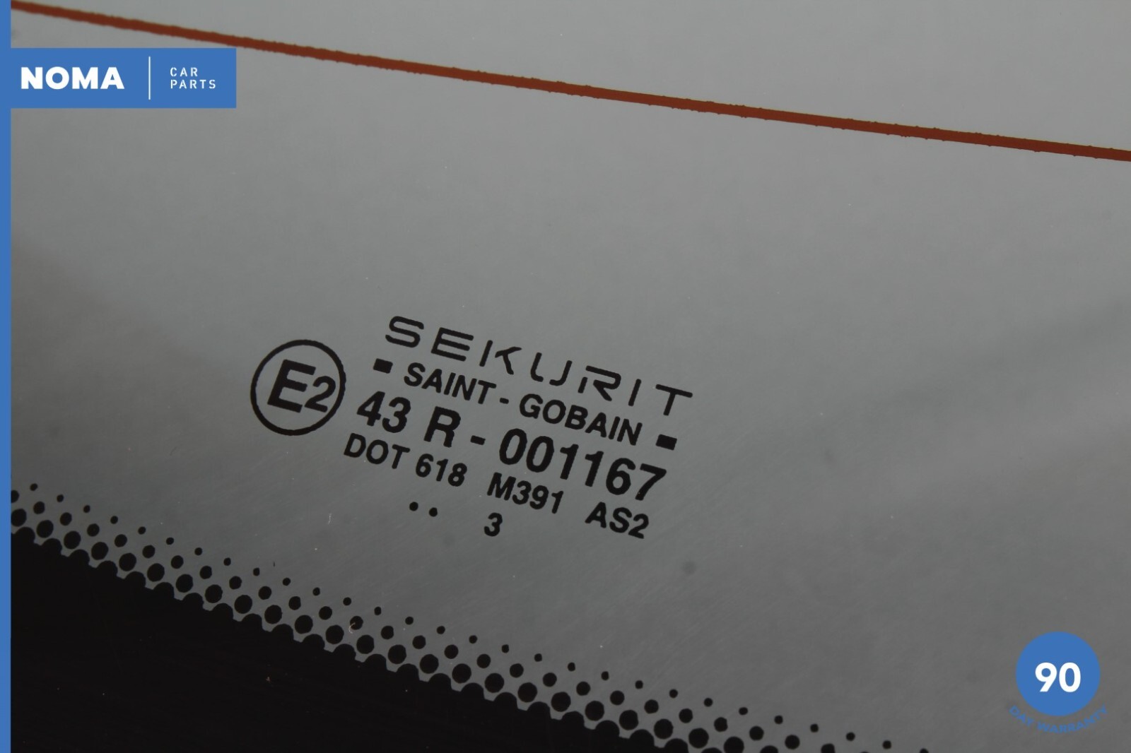 04-05 Jaguar XJ8 XJR X350 Rear Windshield Wind Shield Heated Window Glass OEM