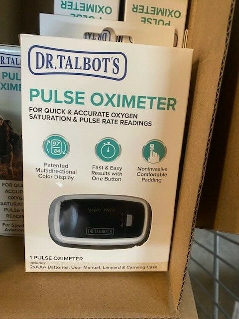Dr. Talbot's Pulse Oximeter For Quick & Accurate Oxygen Readings (NEW)