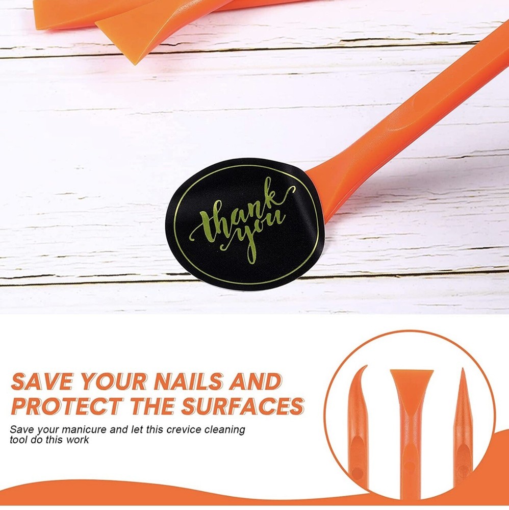 9PC Plastic Scraper Tool Scratch Free Plastic Label Scraper Cleaning Pen-Shaped