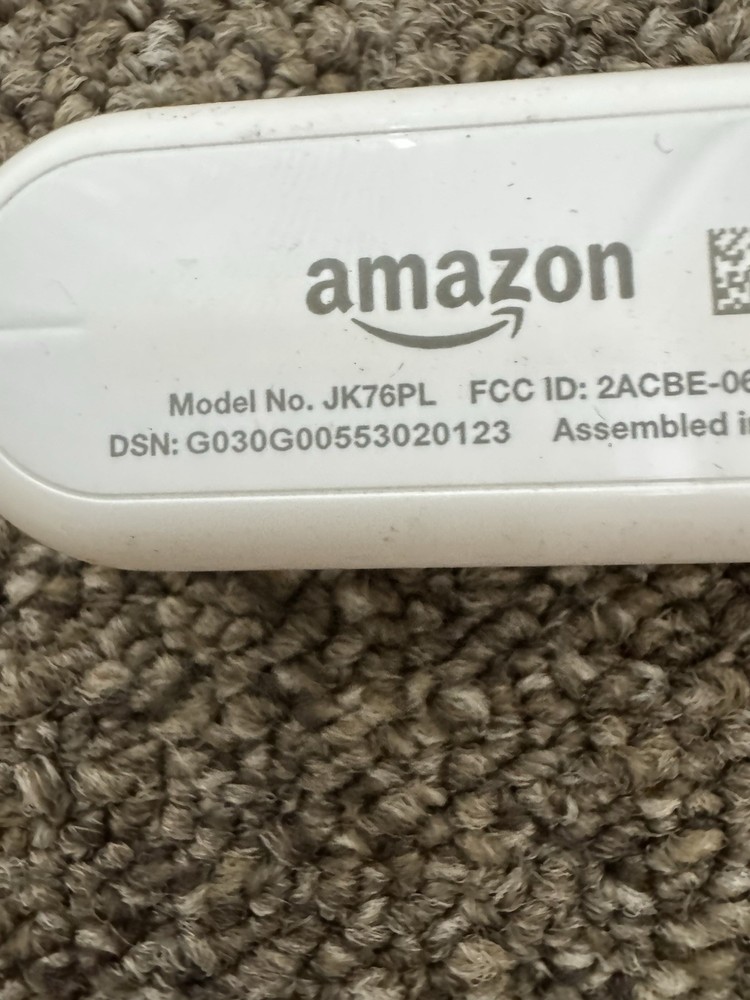 Amazon Tide Programmable Dash Button JK76PL Untested SKU:L