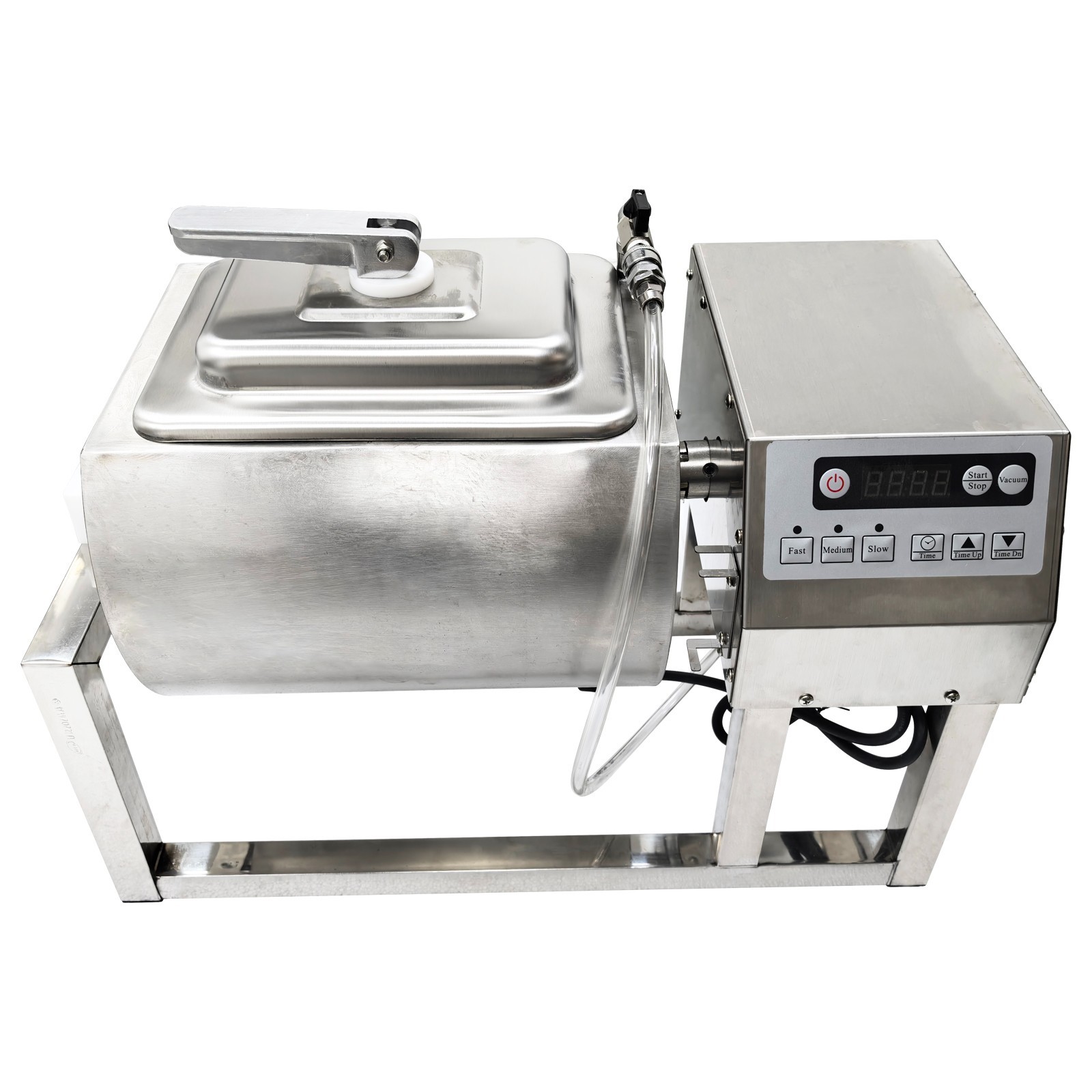 15L Electric Food Marinator Circular Rotatable Marinating Machine Vacuum Meat Tu