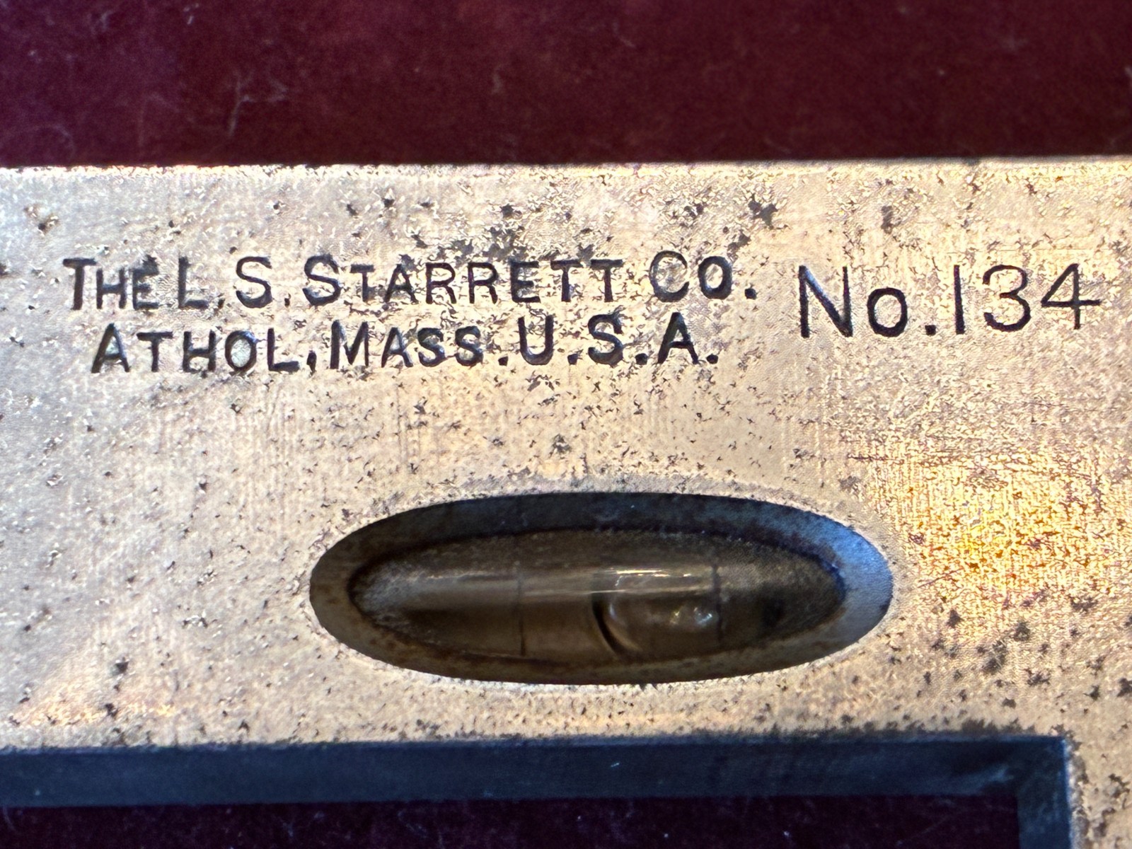 Starrett No. 134 Cross Test Level