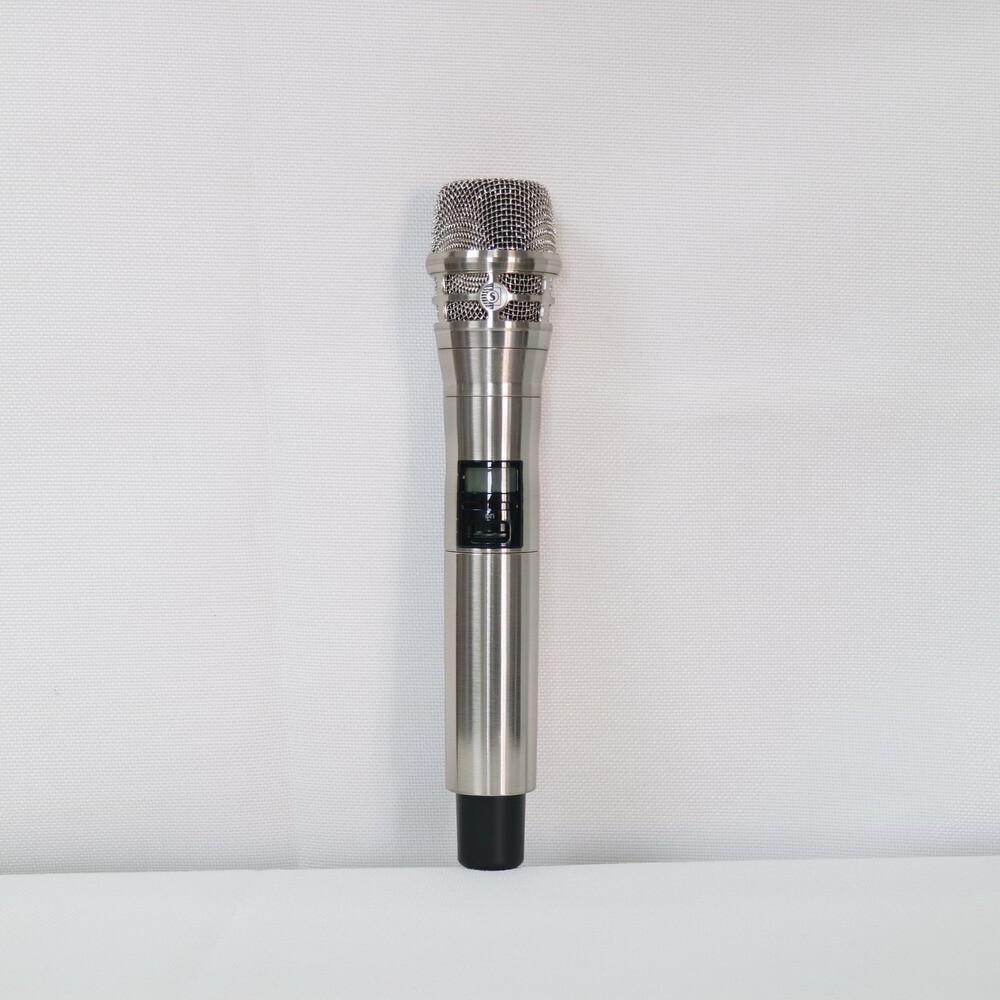 Advanced Silver 2 KSM8 Handheld Wireless Microphone System Stage DJ Karaoke Sing