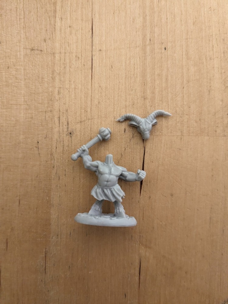 Reaper Bones Beastman Small Minotaur With Mace