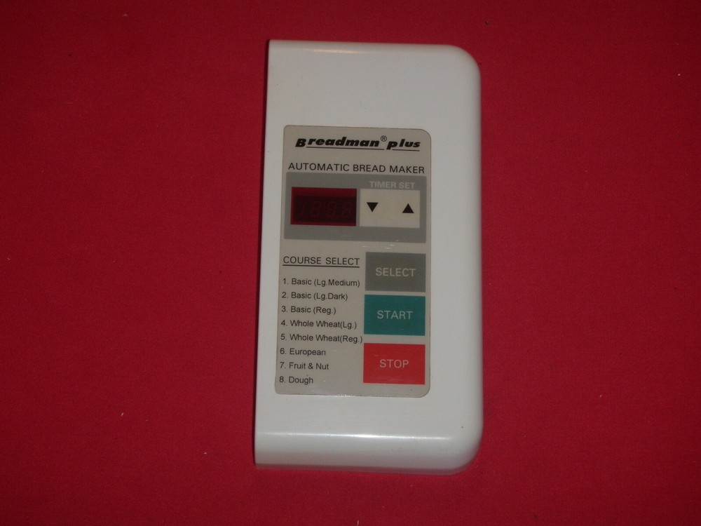 Breadman bread maker machine Control Panel for Model TR-600 Gen 1