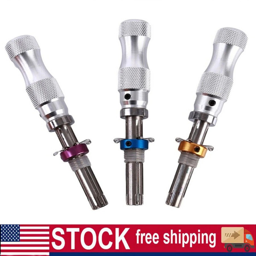 Locksmith Tools 3 Pcs 7 Pin Advanced Tubular Lock Tool Set for Padlock Tool