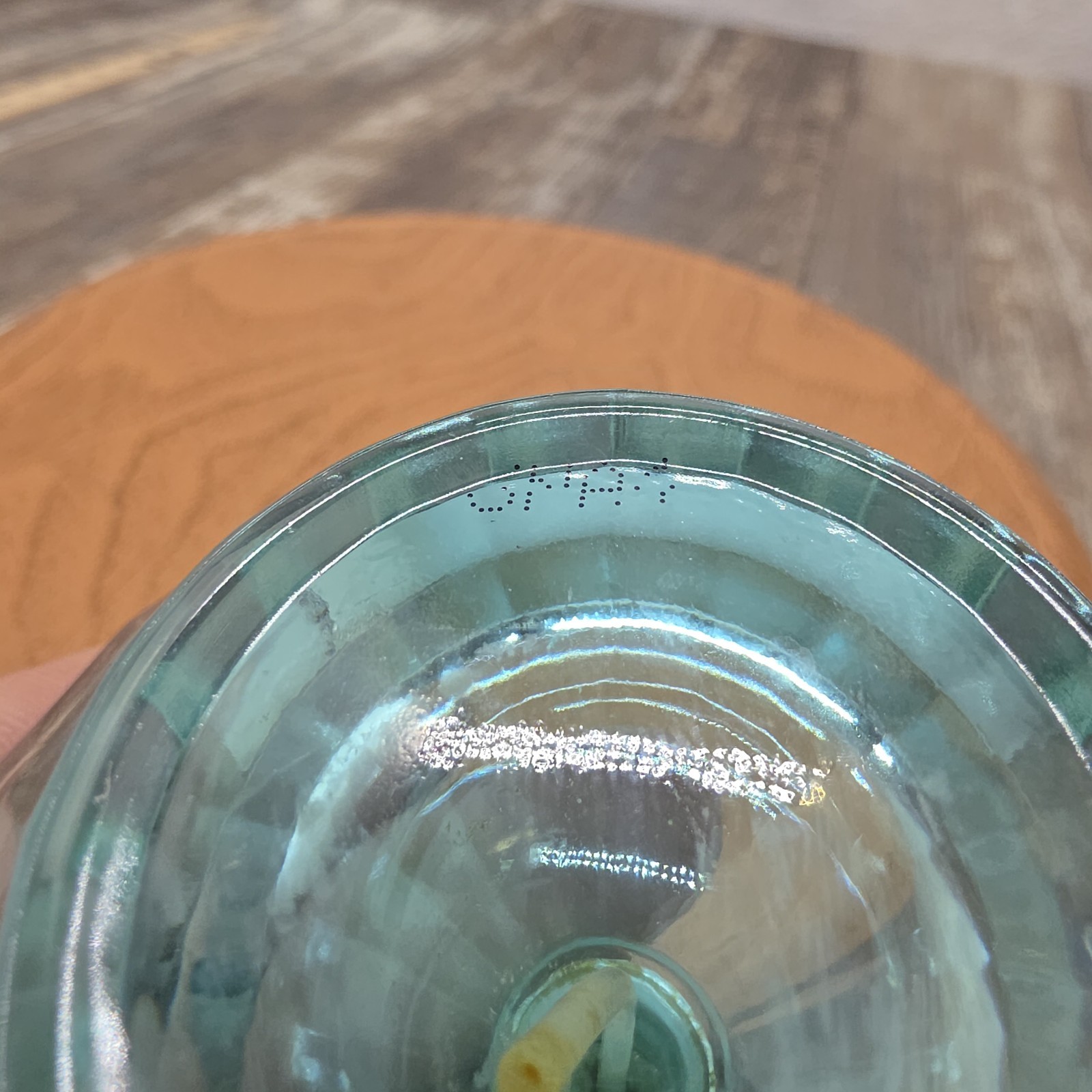 Vintage 4" Diameter Blue Perfume Bottle Atomizer With Tassle Glamor Era