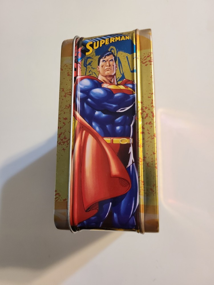 DC Comics Superman 2006 Embossed Tin Box 6"H