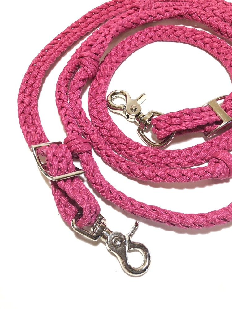Barrel Reins fuschia