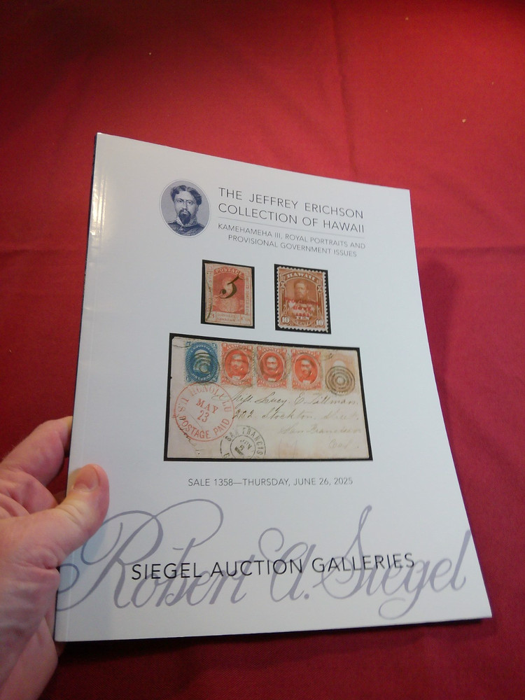 2025 Siegel Catalog for Reference Hawaii Stamps & Provisional Government Issues