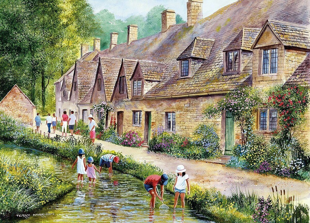 Chart Needlework DIY - Counted Cross Stitch Patterns - Cotswold Villages