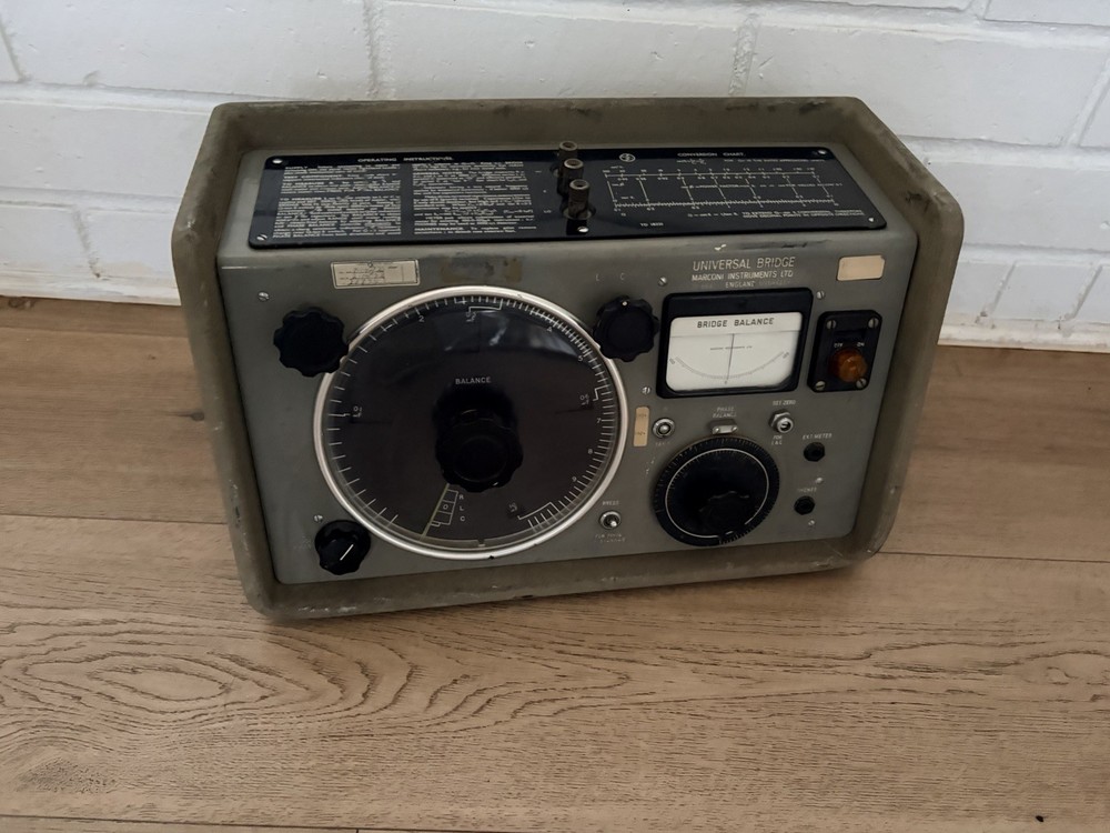 Rare Marconi Instruments TF 868 Universal Bridge