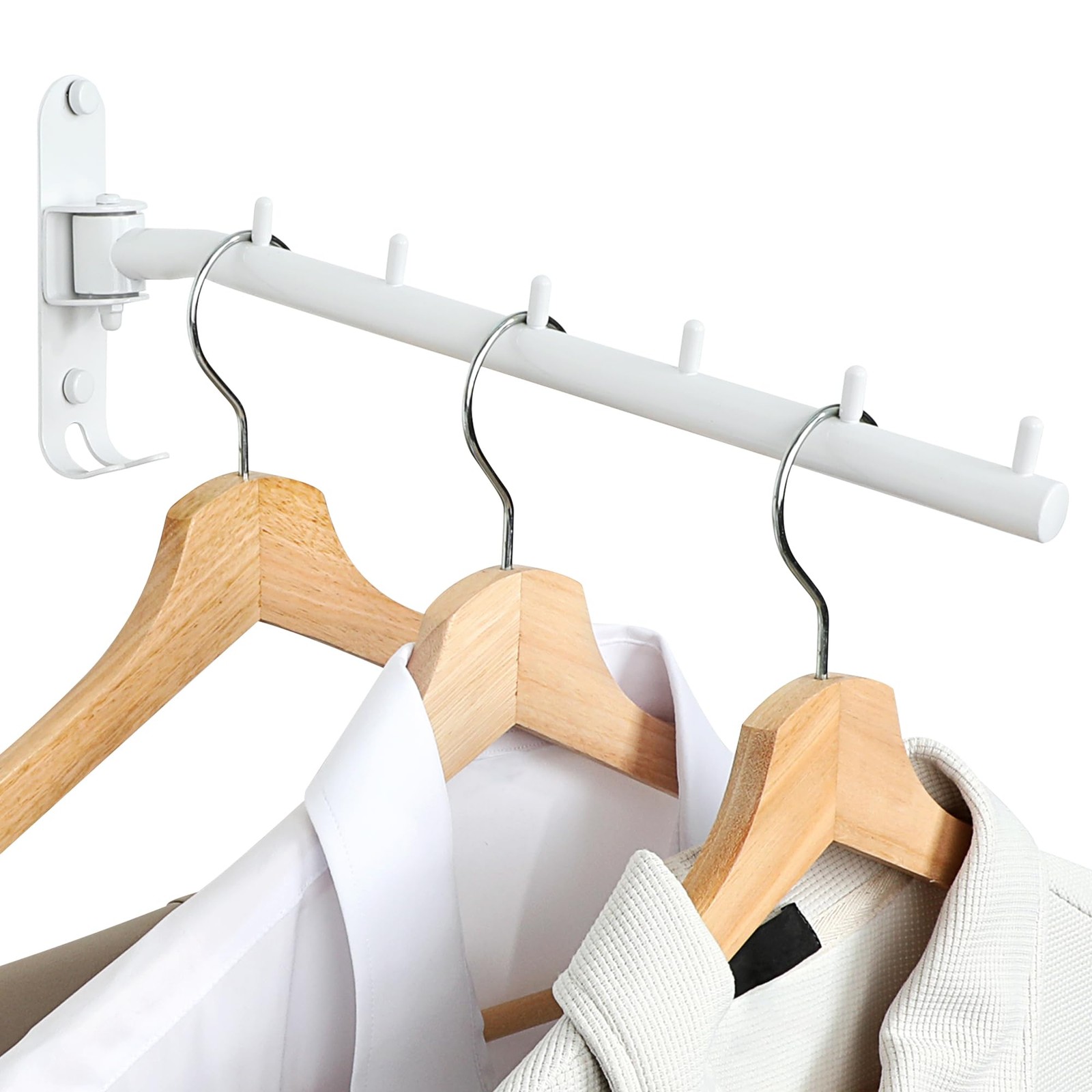 Wall Mounted Drying Rack,Swivel Clothes Drying Rack Stainless Steel,Space Sav...