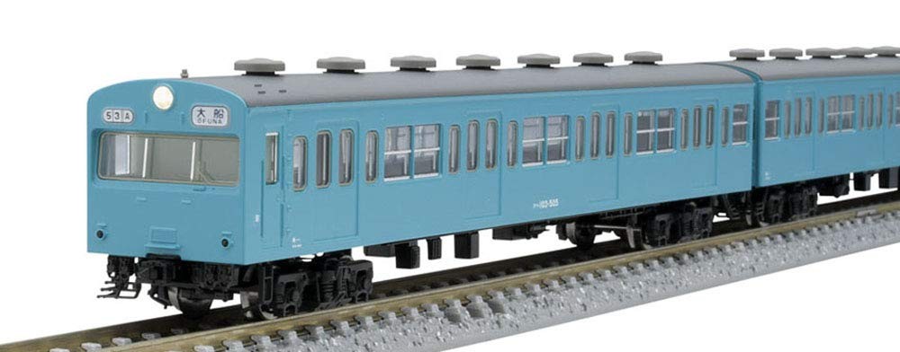 TOMIX N gauge 103 Commuter Train Early Model Sky Blue Basic 98399 Model Train
