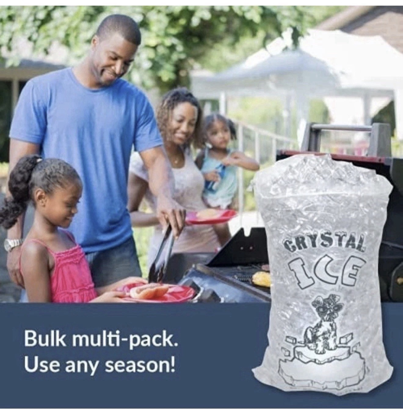 8 lb / 10 lb / 20 lb Ice Bags with Drawstring Commercial Grade Free Shipping