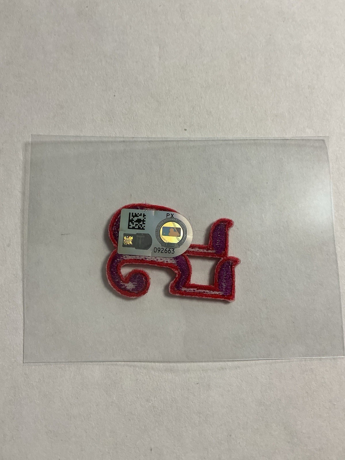 Ranger Suarez Game Team Issued 2024 Phillies Players Weekend Hat Patch MLB COA