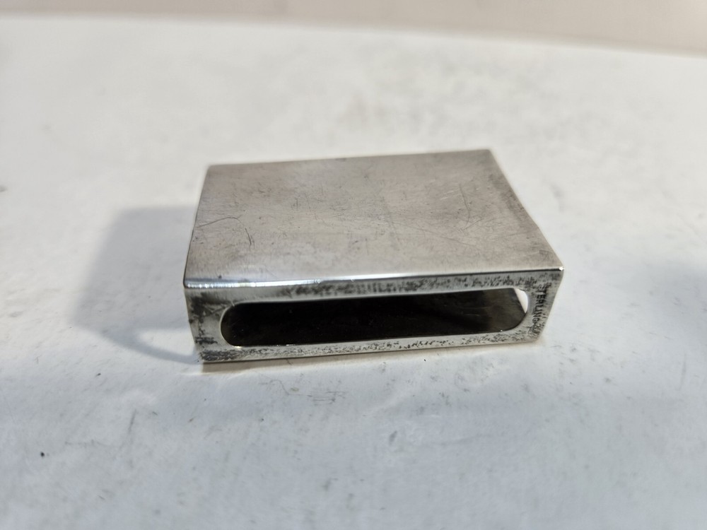 WEBSTER STERLING SILVER MATCHBOX MATCH BOX SAFE HOLDER CASE 6802/3