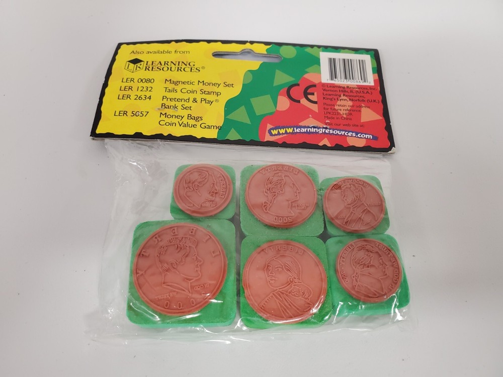 Learning Resources Coin Stamps Set