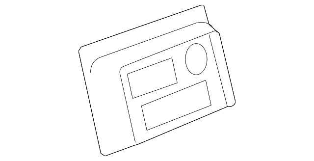 Genuine GM Center Bezel 89046351