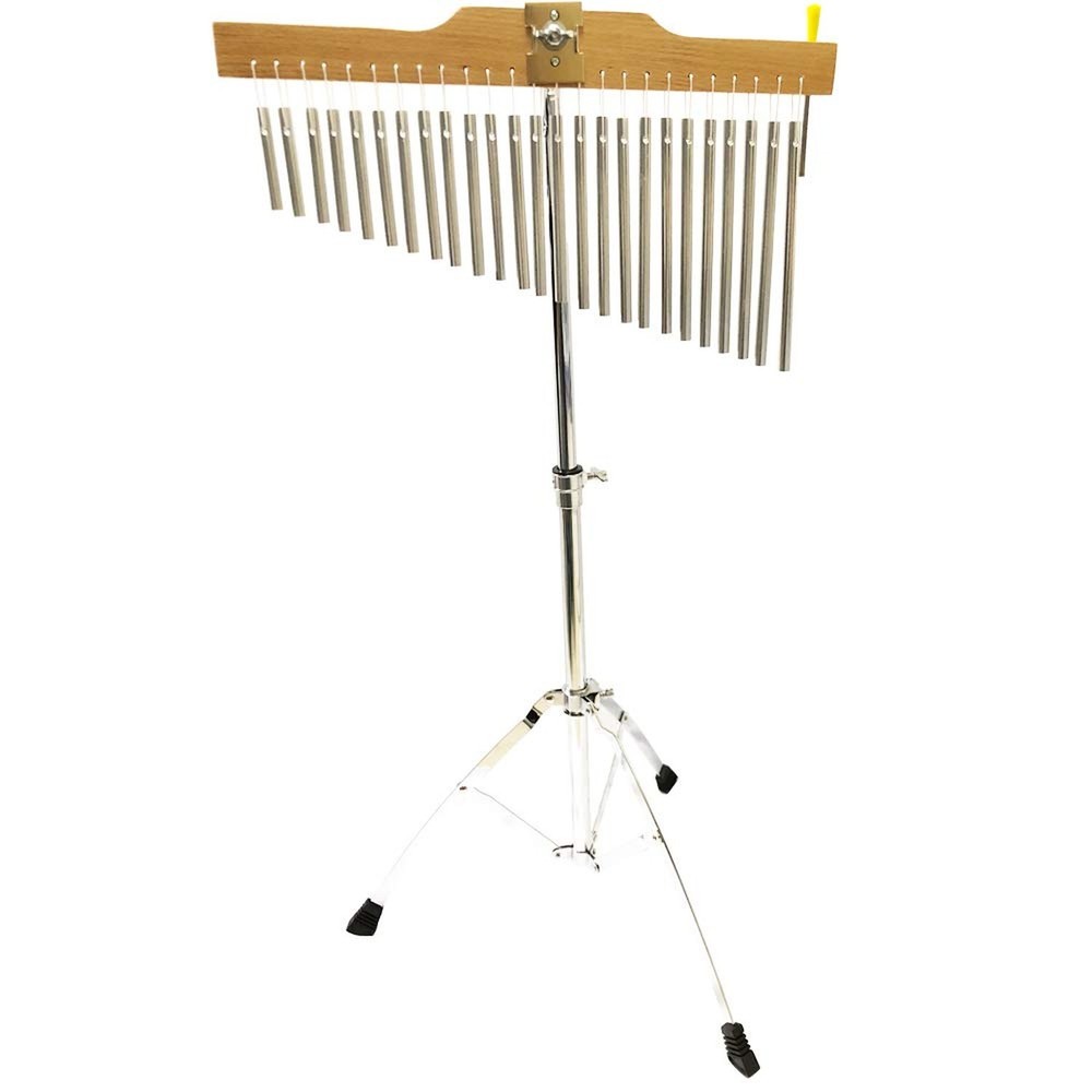 25-Bar Chimes Percussion Instruments with Mounting Stand and Stick
