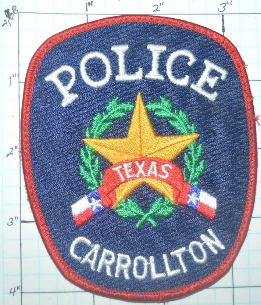 TEXAS, CARROLLTON POLICE DEPT PATCH