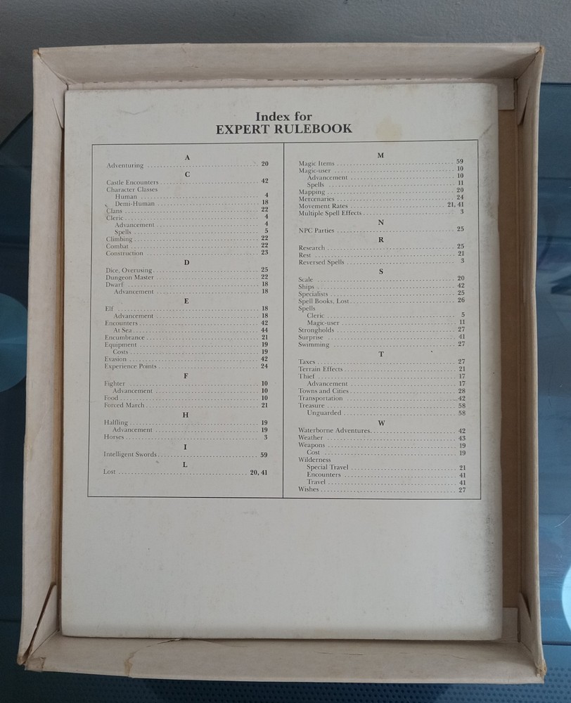 Dungeons & Dragons Fantasy Adventure Game Basic Set 1980 TSR