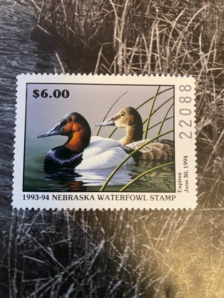 1993 Nebraska State Duck Stamp
