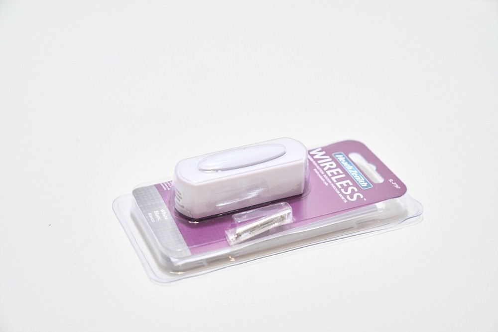 Heath Zenith SL-7797-02 Plastic Wireless Push Button Replacement Doorbell