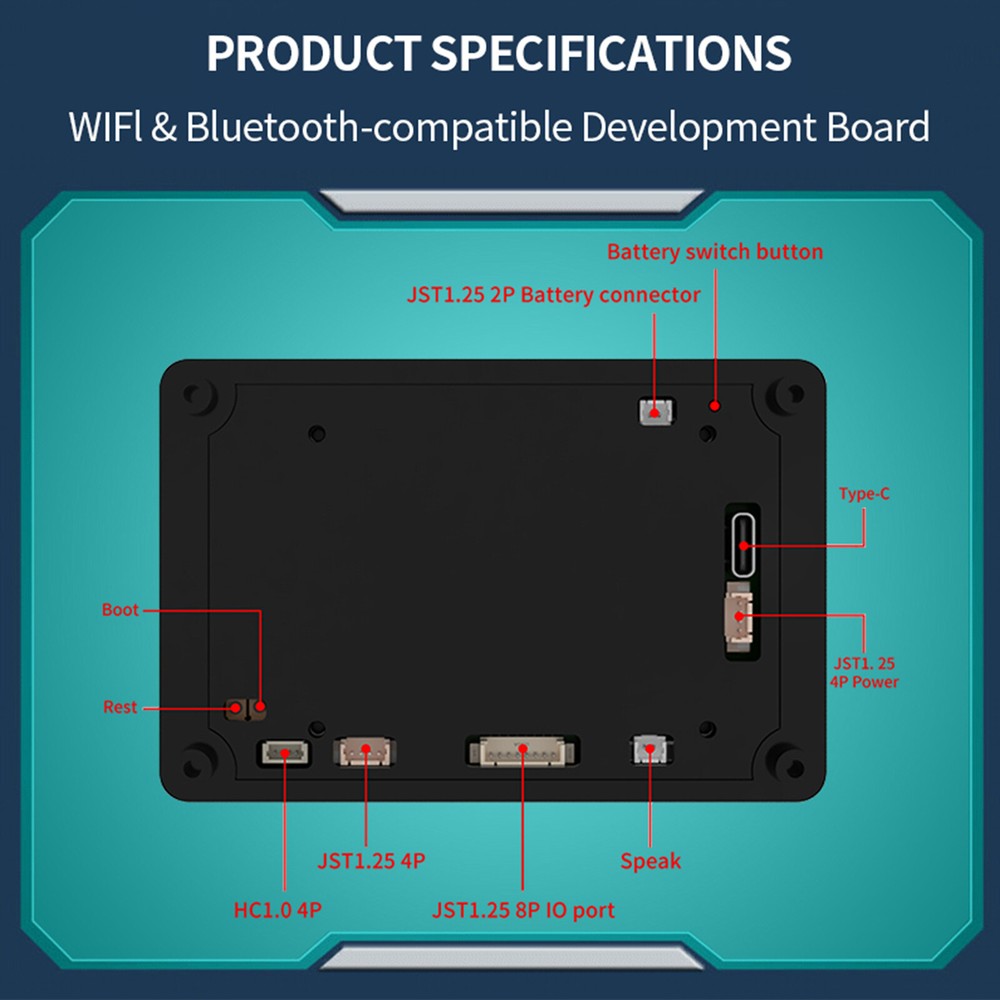ESP32 S3 Development Board with 3.5inch IPS Smart Touch Screen Built-In Firmware