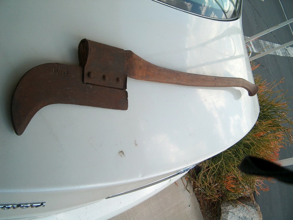 ANTIQUE FIREFIGHTER PLUMB AXE BRUSH CUTTER