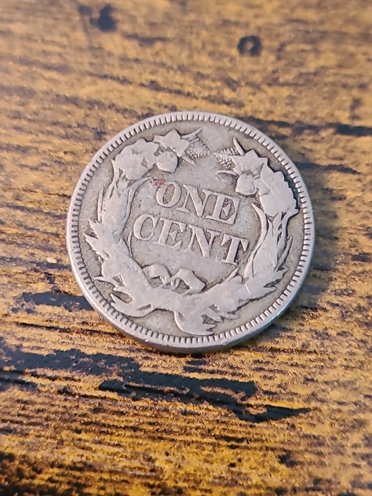 1857 Flying Eagle One Cent VG