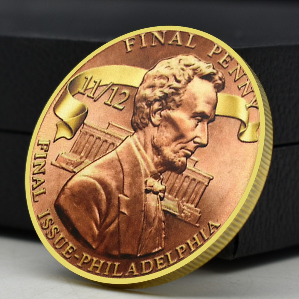 The Last U.S. One Cent - Final Penny Commemorative Coin 1909-2025 Memorial Medal