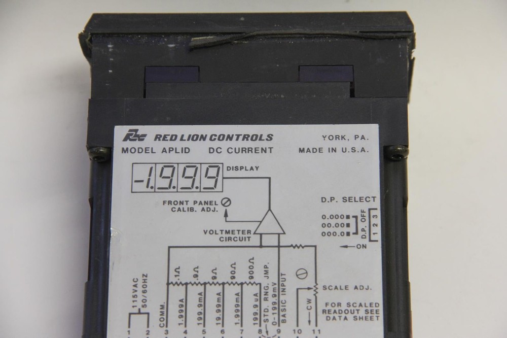 RED LION CONTROLS APLID DC Current Meter