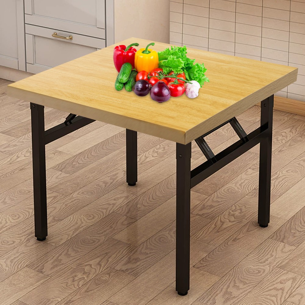 US Wood Color 75x75x3.5cm Adjustable Workbenches Tabletop Rectangular Countertop