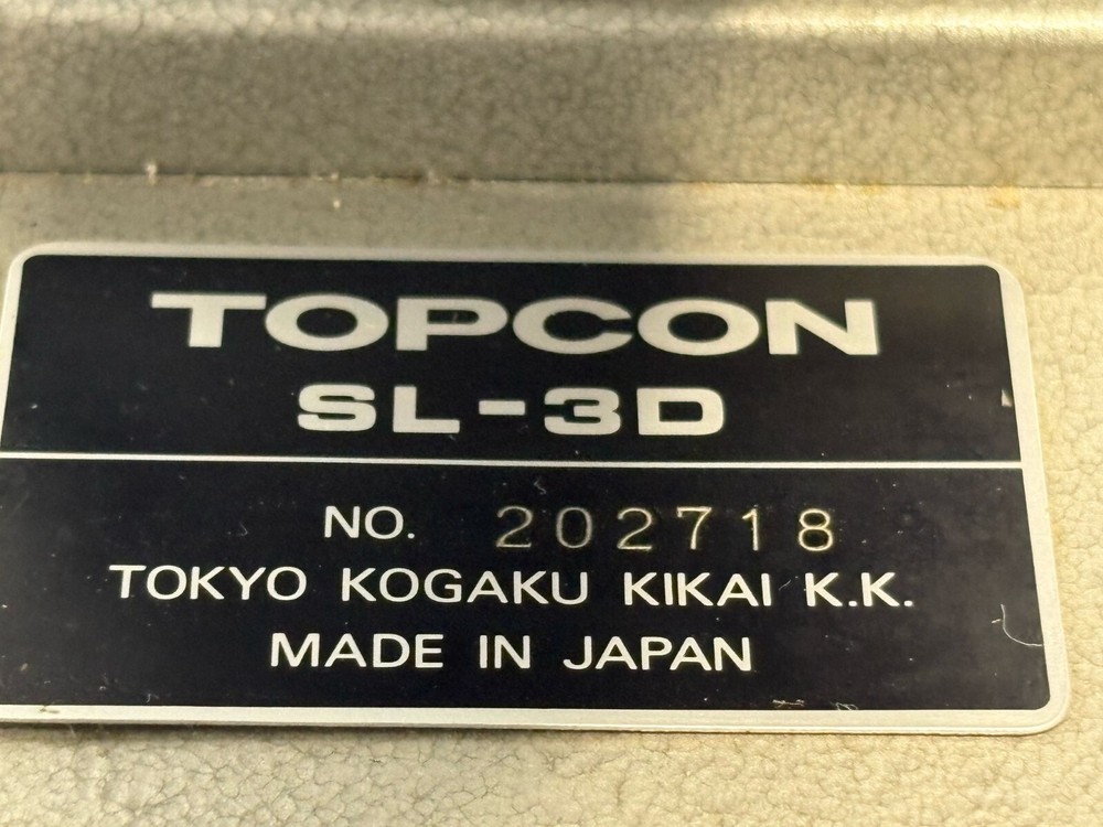 Topcon SL-3D Slit Lamp 202718