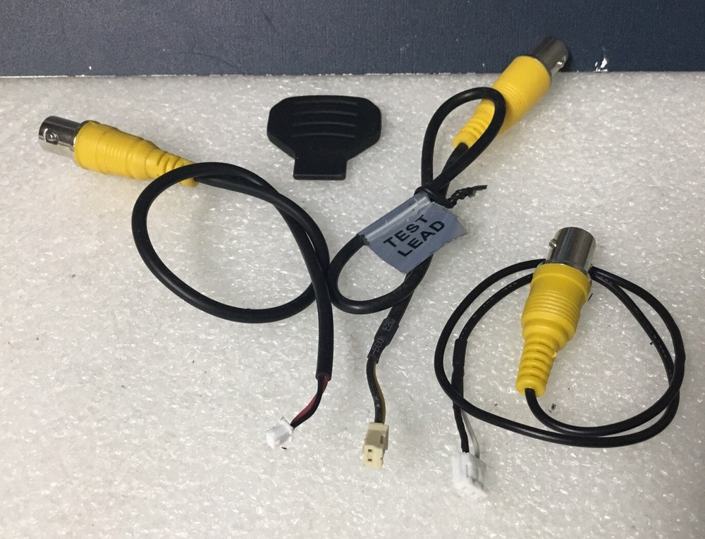TEST LEAD for Surveillance CCTV Security Camera, 3 Different Size / Plugs + Key
